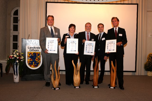 Gruppe der Geehrten im Schloss Gifhorn | Foto: oh