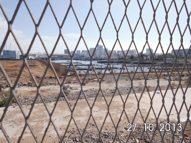 Hier wollte die Crew eigentlich anlegen: die Baustelle des Yachthafens in Casablanca (Marokko) | Foto: Sperhake