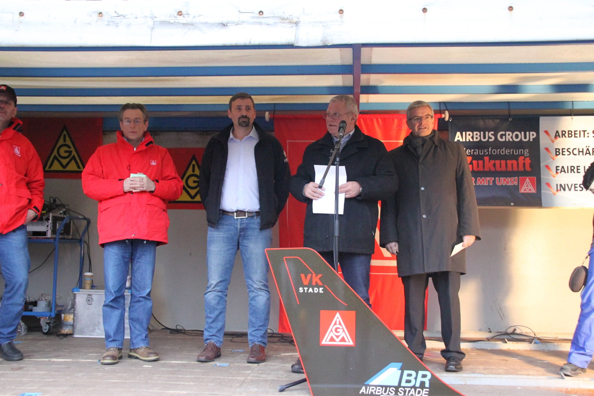 Angst um den Standort Stade Stade