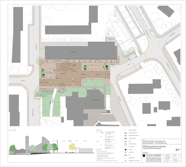 So wird der neue Torfweg-Platz gestaltet | Foto: Ditloff + Paschberg