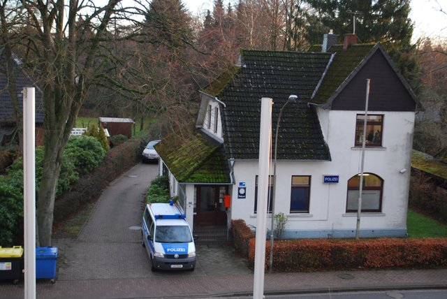 Die alte Polizei-Wache in der Villa gegenüber des Rathauses