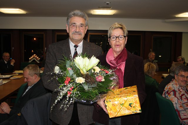 Bürgermeister Dietmar Stadie und Helga von Mohnsdorff
