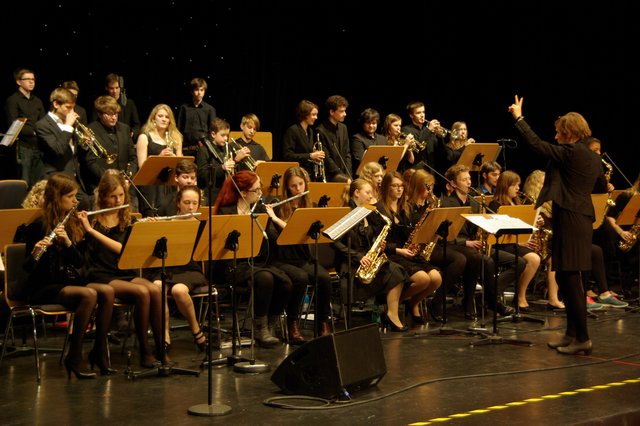 Das Orchester der Stader Gymnasien begeisterte mit musikalischen Einlagen