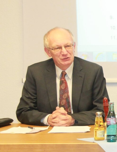 Ratsvorsitzender Lothar Wille