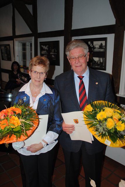 Wurden ausgezeichnet: Christa Stolz und Hartwig Wedemeyer