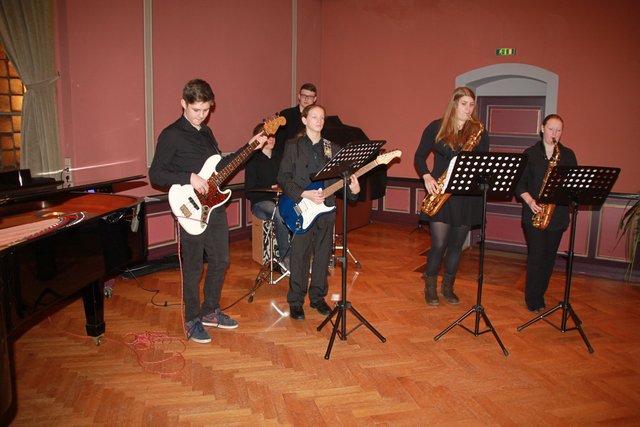 Es spielte die Combo der "Vincents Big Band"