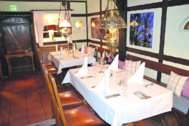 Ob zu zweit oder in größerer Gesellschaft: Das Restaurant-Hotel Meinbur bietet für jede Veranstaltung den passenden Rahmen