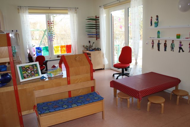 Viel Platz zum Spielen: der "Altbau" des Krippenbereiches