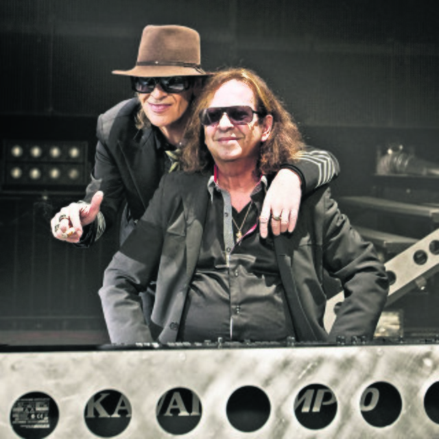 Machen seit mehr als 45 Jahren gemeinsam Musik: Panikrocker Udo Lindenberg und Keyboarder Jean-Jacques Kravetz | Foto: Tine Acke