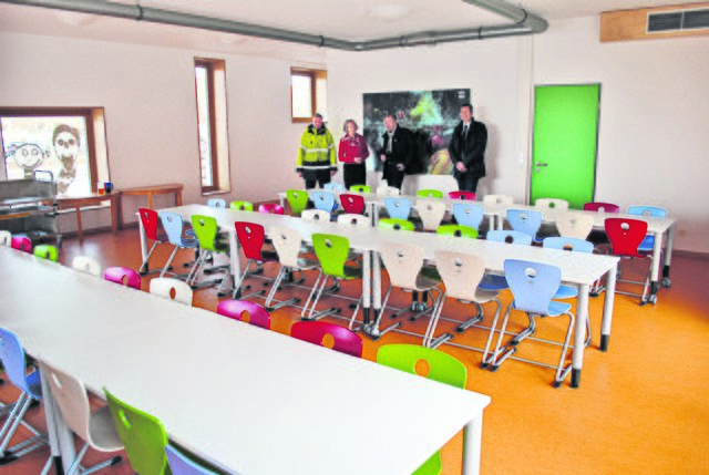 In der Mensa finden bis zu 70 Kinder gleichzeitig Platz