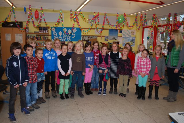 Sie begeisterten mit ihren gesungenen "Menü-Vorschlägen": Die Zweitklässler des Schulchores