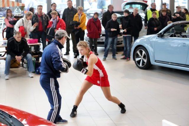 Zeigte ihr Können: TSV-Boxerin Joanna Kölln | Foto: Autohaus Meyer