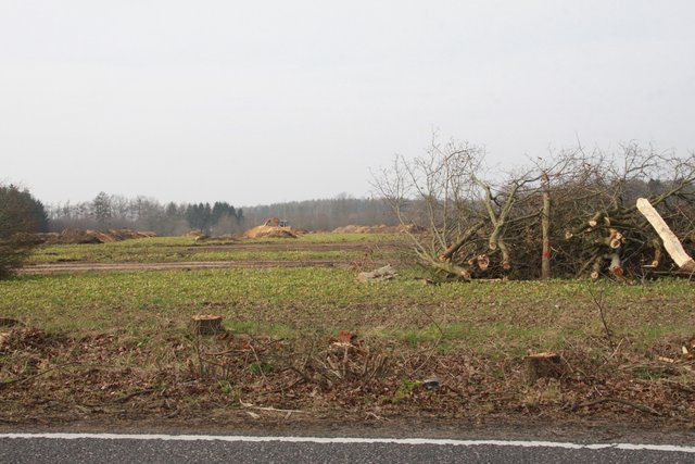 Blick vom Hagener Stadtweg in Richtung der künftigen "Heidesiedlung"