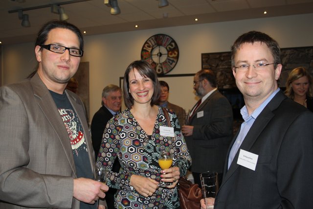 Wolfram Schäfer (li.), Christiane Gäb und Wolfgang Meier