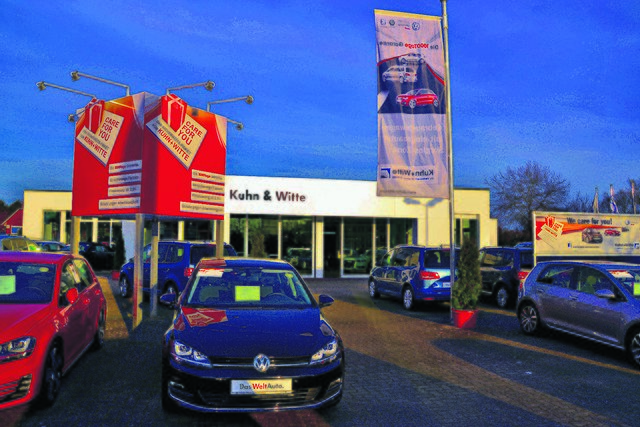 Das moderne Autohaus Kuhn+Witte im Allerbeksring 2-12 bietet Verkaufs-Fahrzeuge und Dienstleistungen rund um das Automobil | Foto: ah