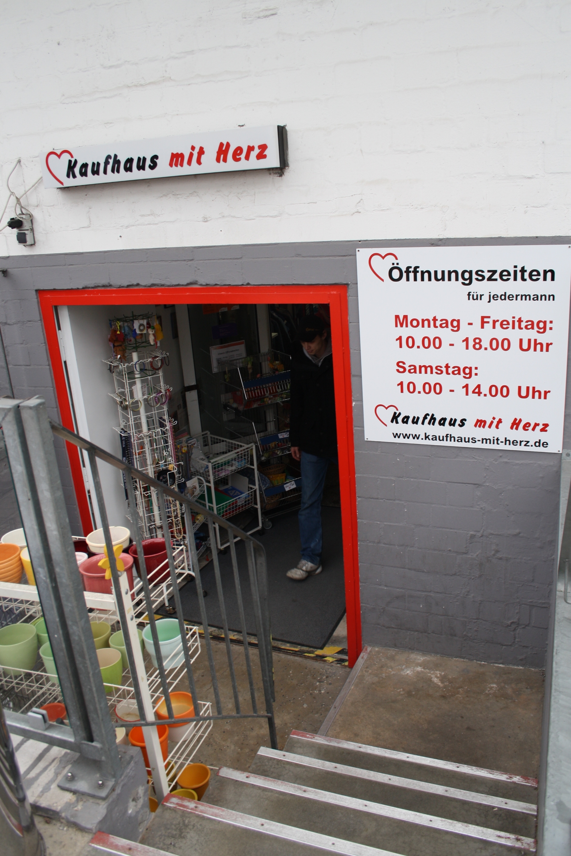 Das Kaufhaus mit Herz befindet sich an der Bahnhofstraße 51