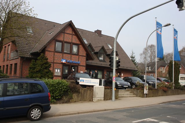 Die Filiale der Volksbank Lüneburger Heide in Vahrendorf wurde überfallen