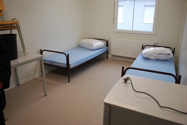 Blick in eines der Zwei-Bett-Zimmer
