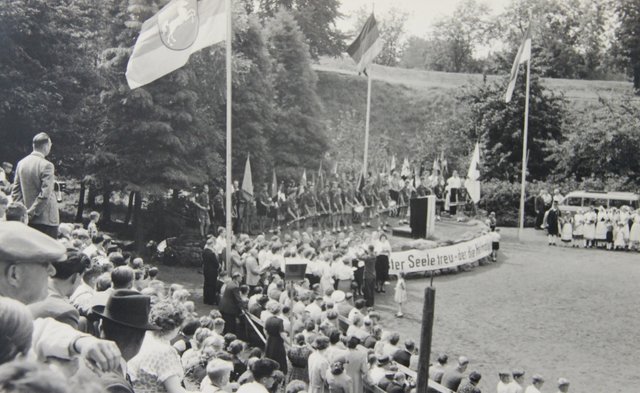 Der Adolf-Ravelin am "Tag der Heimat" 1953 | Foto: Baumhaus-Museum Stade