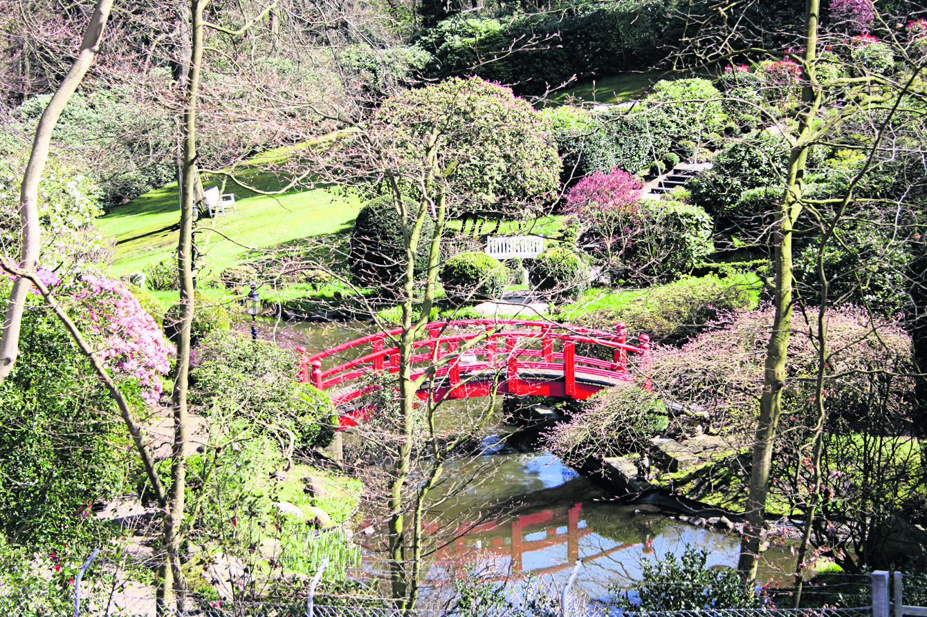 Freier Blick über den Zaun: Wer hätte dem Pop-Titanen (kl. Foto) soviel Liebe zum Detail zugetraut? So wunderschön sieht Dieter Bohlens Garten aus