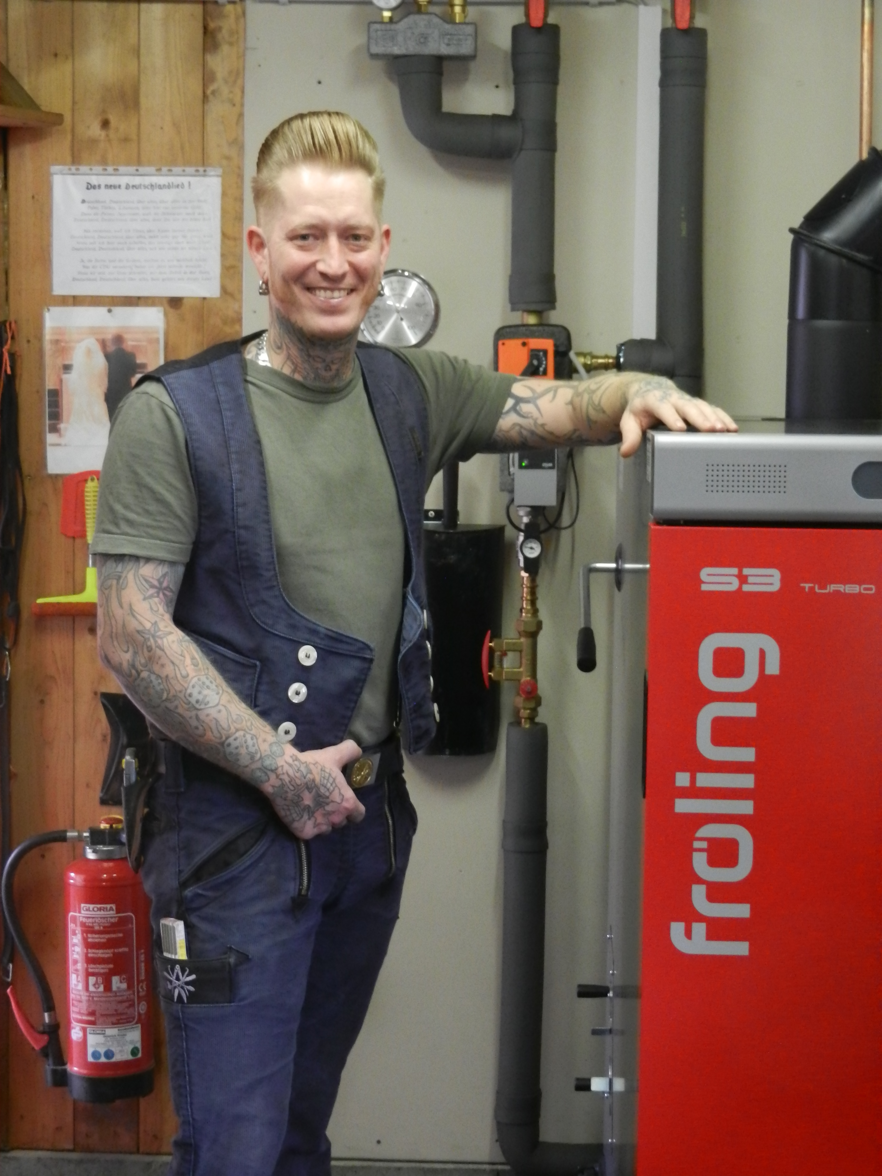 Felix Lauritsen ist Fachmann für Haustechnik