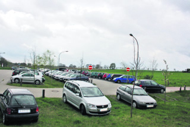 Auf dem P+R-Platz werden auch die Grünanlagen genutzt