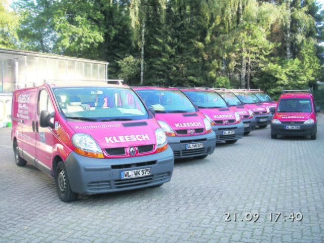Die modernen Kundendienstfahrzeuge des Fuhrparks | Foto: oh