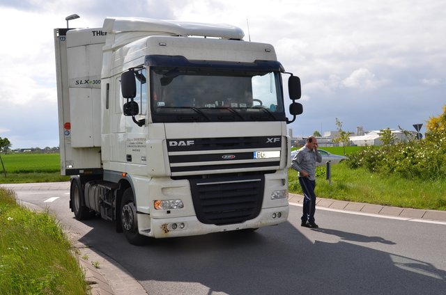 Der Lkw-Fahrer hatte keine Chance, noch zu bremsen | Foto: Polizei