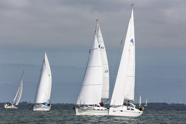 Beim Ansegeln herrschte bestes Segelwetter