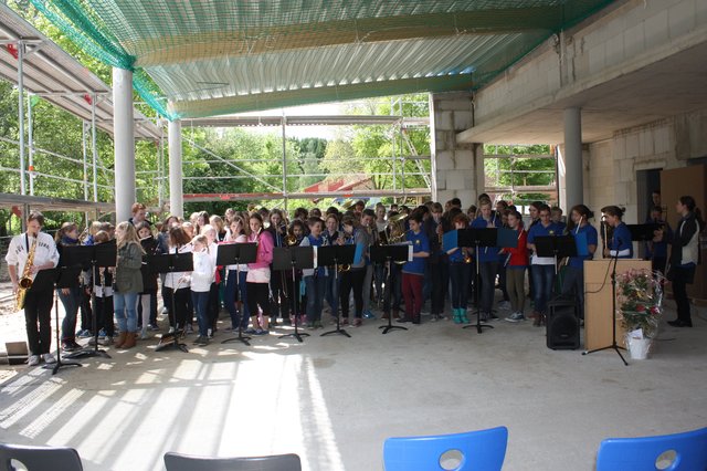 "Power Rock": 120 Schüler der Musikklassen spielten ein Queen-Medley