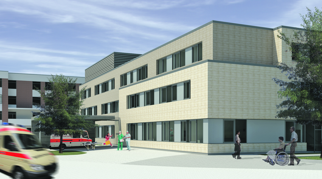 Blick in die Zukunft: So soll das Notfall- und Diagnostikzentrum nach seiner Fertigstellung aussehen | Foto: Architektenbüro Martin Reichardt