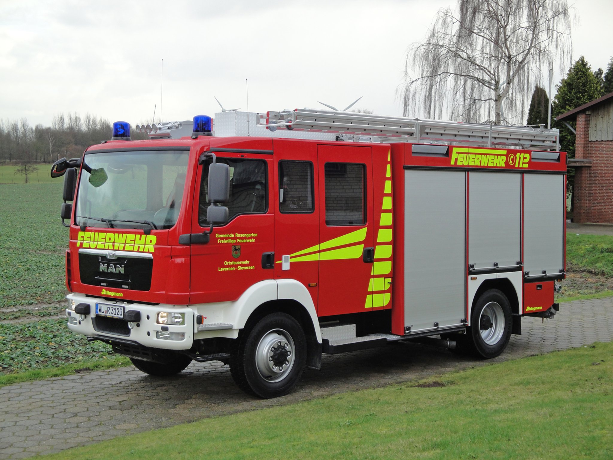 Brandschützer aus LeversenSieversen rüsten auf Rosengarten