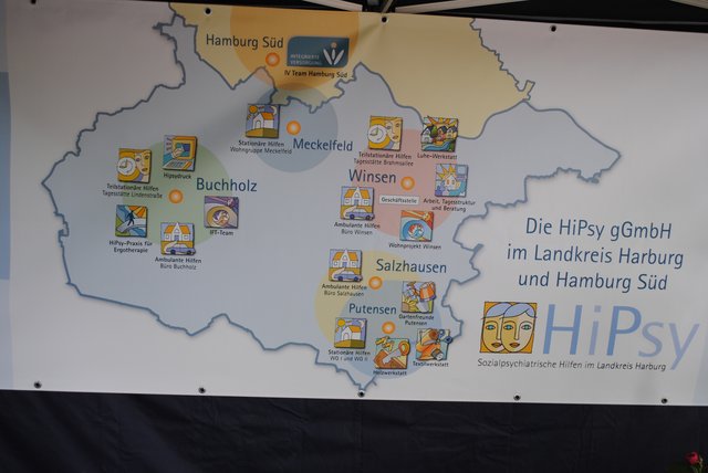 Vielfältige Aktivitäten: das Einzugsgebiet von HiPsy und seine Einrichtungen auf einen Blick