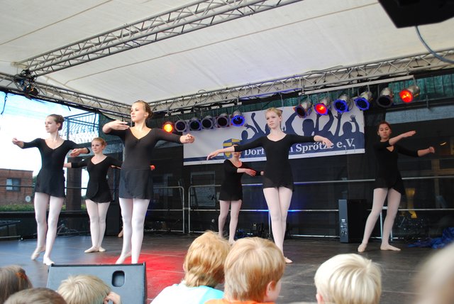 Die Ballett-Base-Mädchen des TSV Sprötze