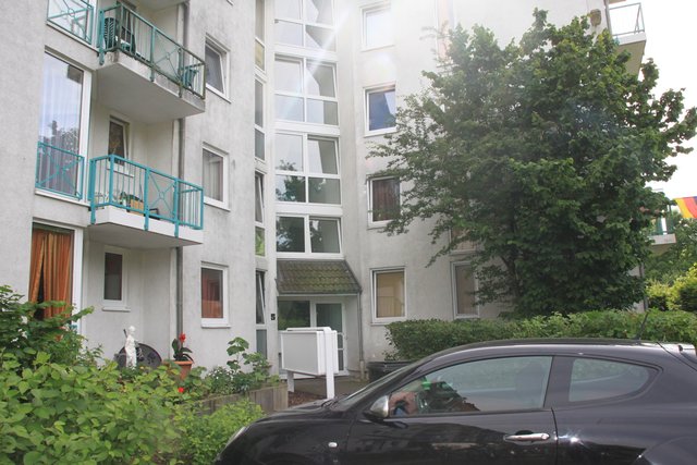 Der Mehrparteien-Mietshaus  im Altländer Viertel in Stade