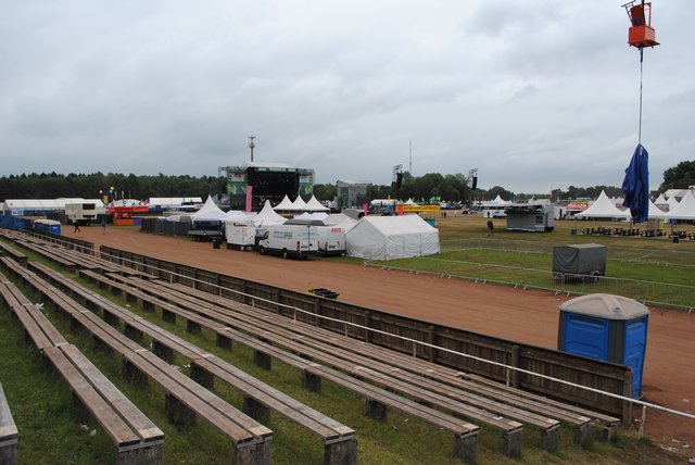 Samstagmorgen: Das Hurricane noch im Tiefschlaf