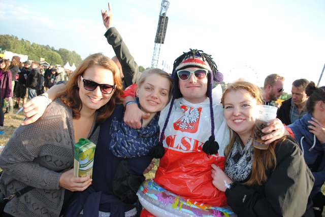 Marek Nowokowski heißt eigentlich anders, hat sich als polnischer Festivalbesucher "getarnt"