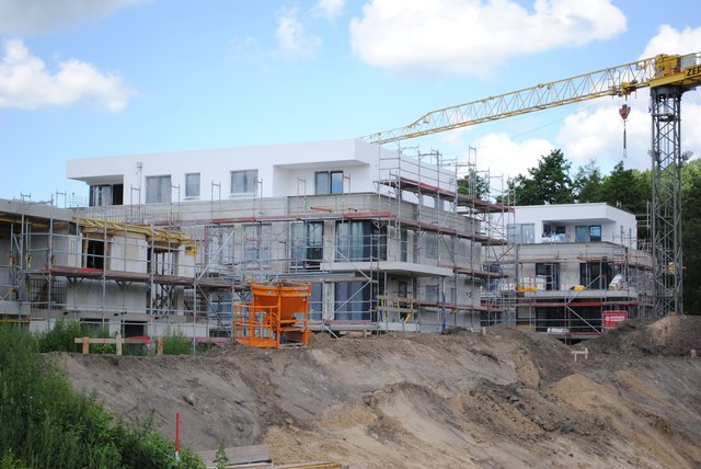 Der Bau schreitet stetig voran
