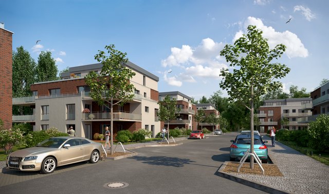So soll das neue Wohnquartier in unmittelbarer Este-Nähe mal aussehen | Foto: Hansa Wohn- und Gewerbebau