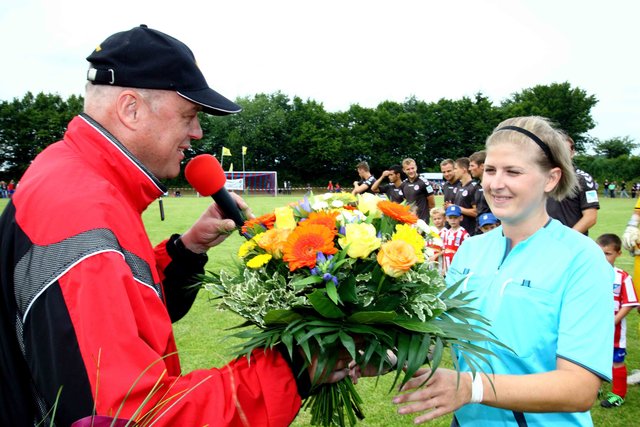 Blumen vom Vorsitzenden