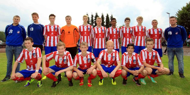 U16-Juniorenteam vom FC Rosengarten