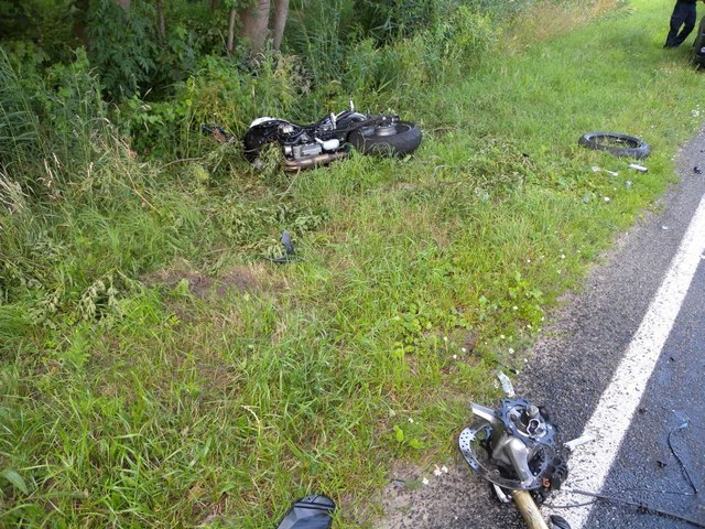 Das Motorrad wurde in Einzelteile zerlegt | Foto: Polizei