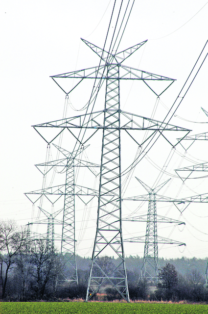 Auf der SuedLink-Trasse soll Windenenergie aus dem hohen Norden nach Bayern transportiert werden