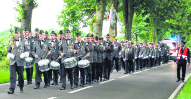 Der Spielmannszug des Schützenvereins Hollenstedt