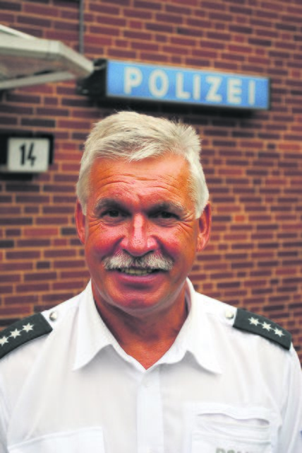 Seit 1972 bei der Polizei Salzhausen: Klaus Krylow
