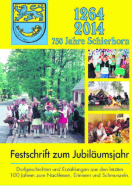 Die Titelseite der neuen Schierhorn-Chronik
