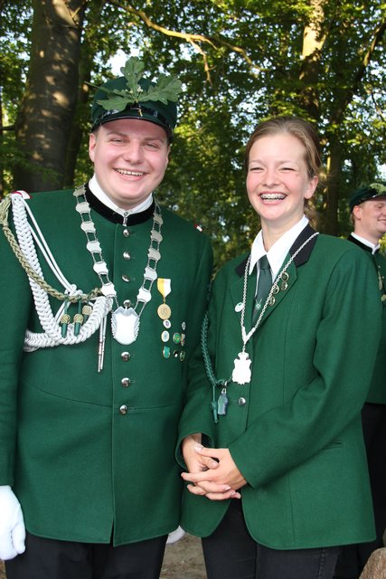 Das Jugendkönigspaar: Tim Heinze und Alina John | Foto: oh