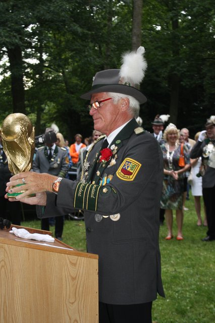 Schützenpräsident André Gibbe