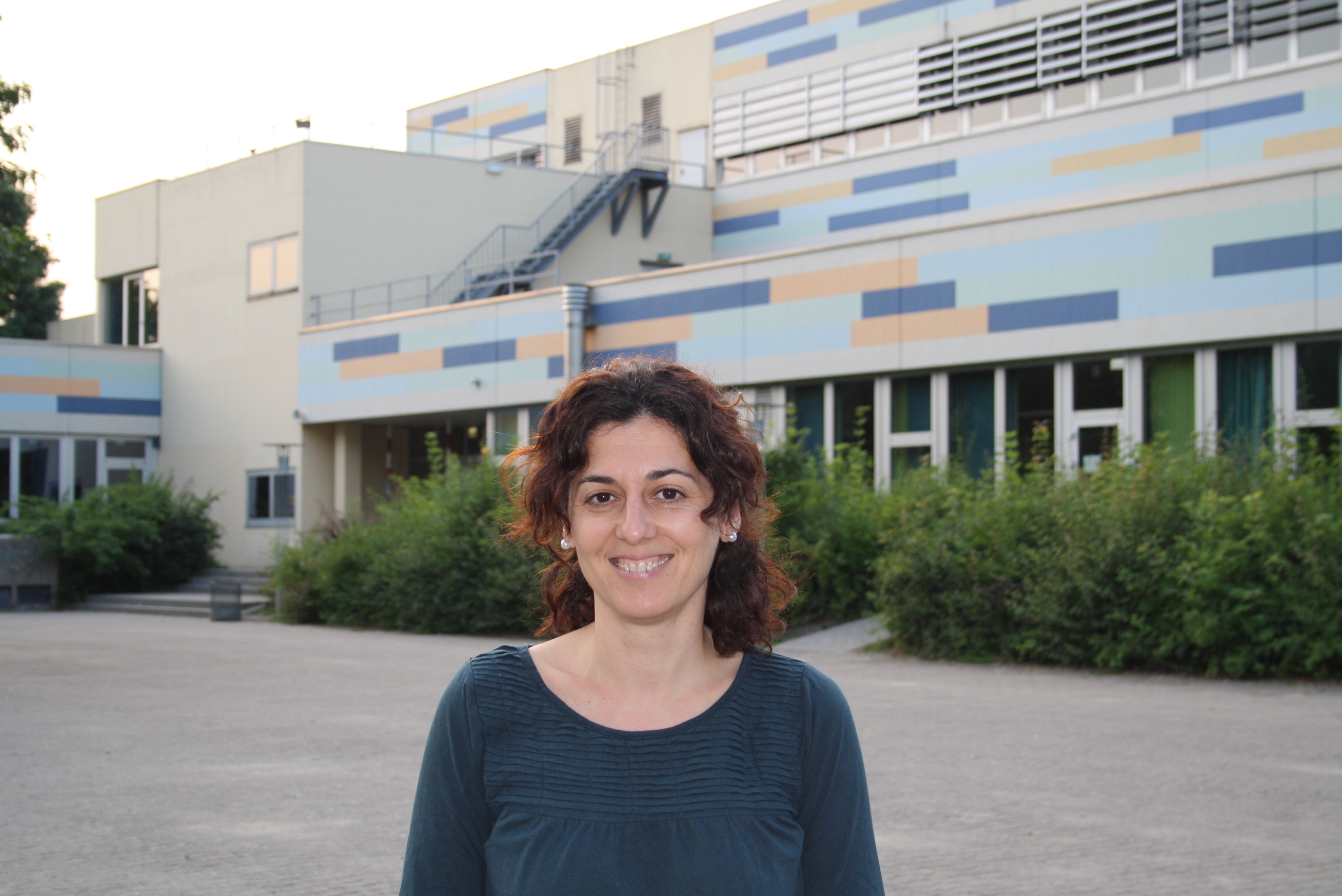 Loles Terol, Deutschlehrerin aus Spanien, hat zwei Wochen lang im Buxtehuder Gymnasium Süd hospitiert