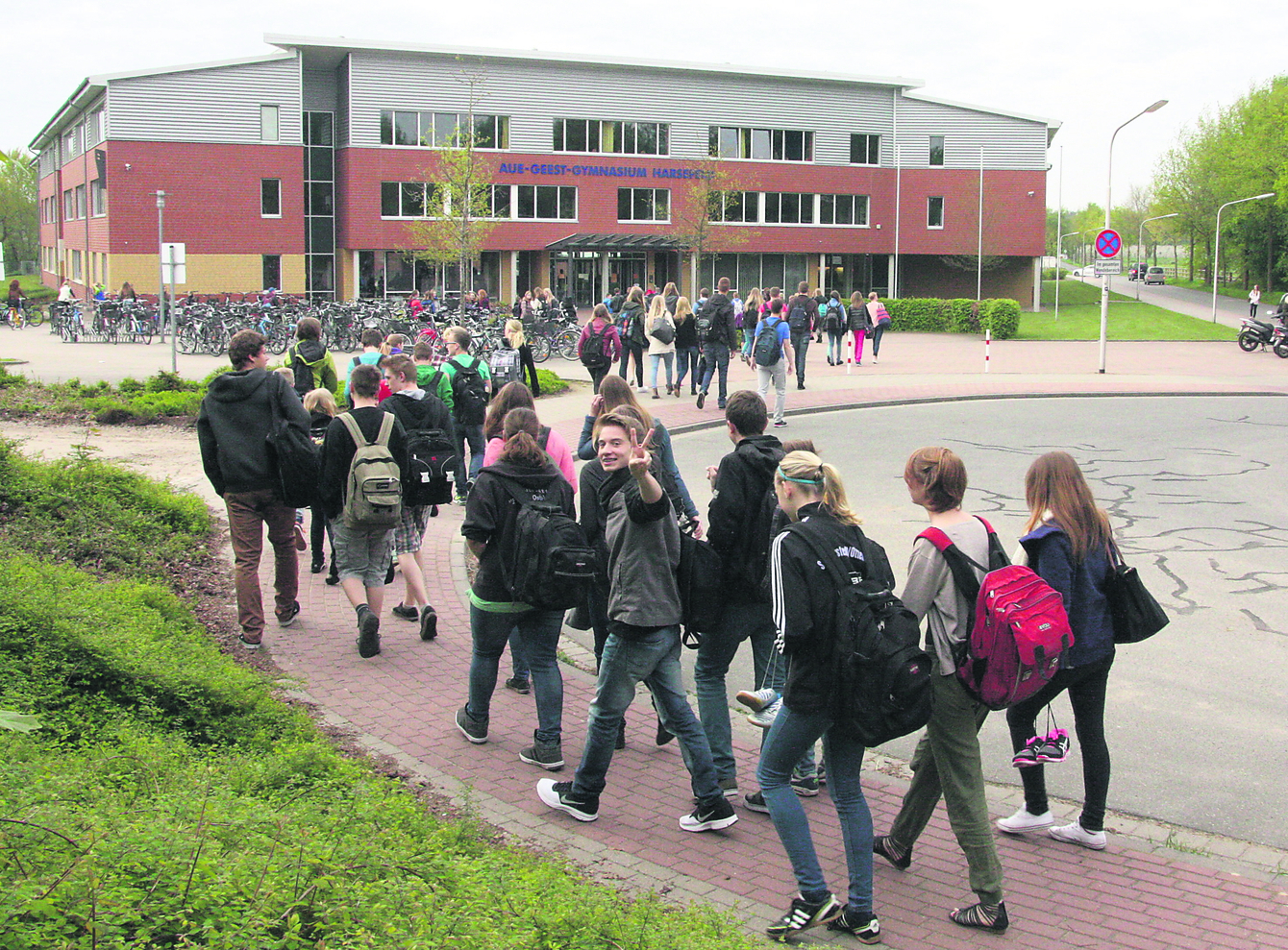 Eine der modernsten Bildungs-"Schmieden" im Landkreis: das Aue-Geest-Gymnasium in Harsefeld. Inzwischen kommen nur noch 56 Prozent der Abiturienten von einem "klassischen" Gymnasium